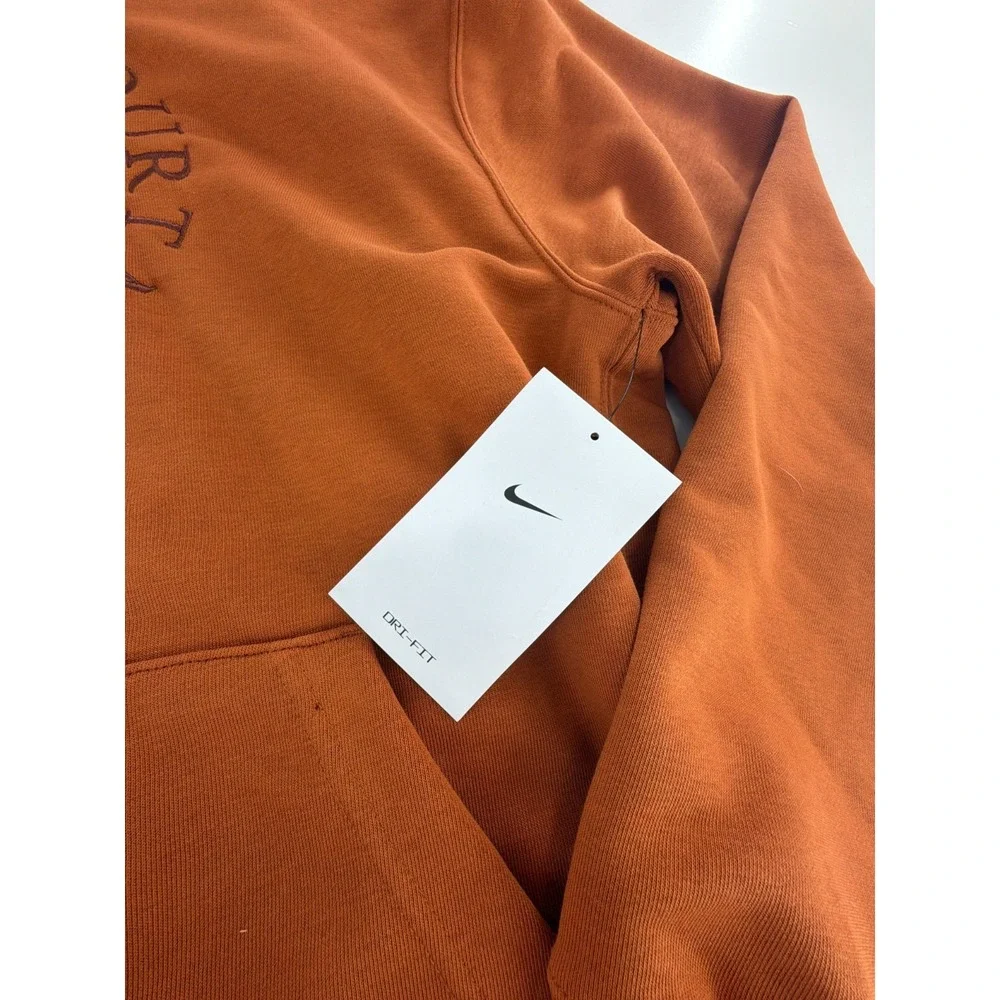 Nike Court Heritage Men's Hoodie Dark Russet Cinnamon HM6759-246 Mens Size M NWT